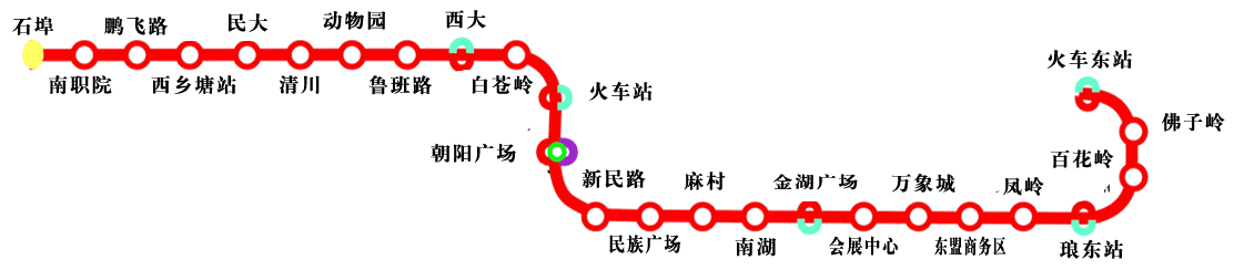 南寧地鐵1號線運營時間，南寧地鐵1號線運行時間表